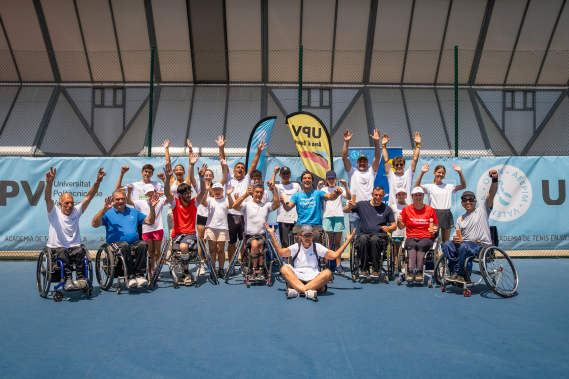 Finales del torneo: grupo en pista UPV